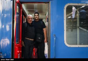 آیین بدرقه زائران اربعین حسینی(ع) +عکس