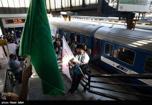 آیین بدرقه زائران اربعین حسینی(ع) +عکس