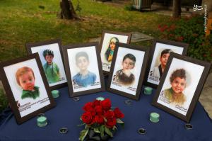 حضور پزشکیان در آیین گرامیداشت شهدای خردسال جنگ ۱۲ روزه در شیرخوارگاه آمنه +عکس