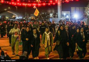 پیاده روی شبانه در مسیر نجف به کربلا