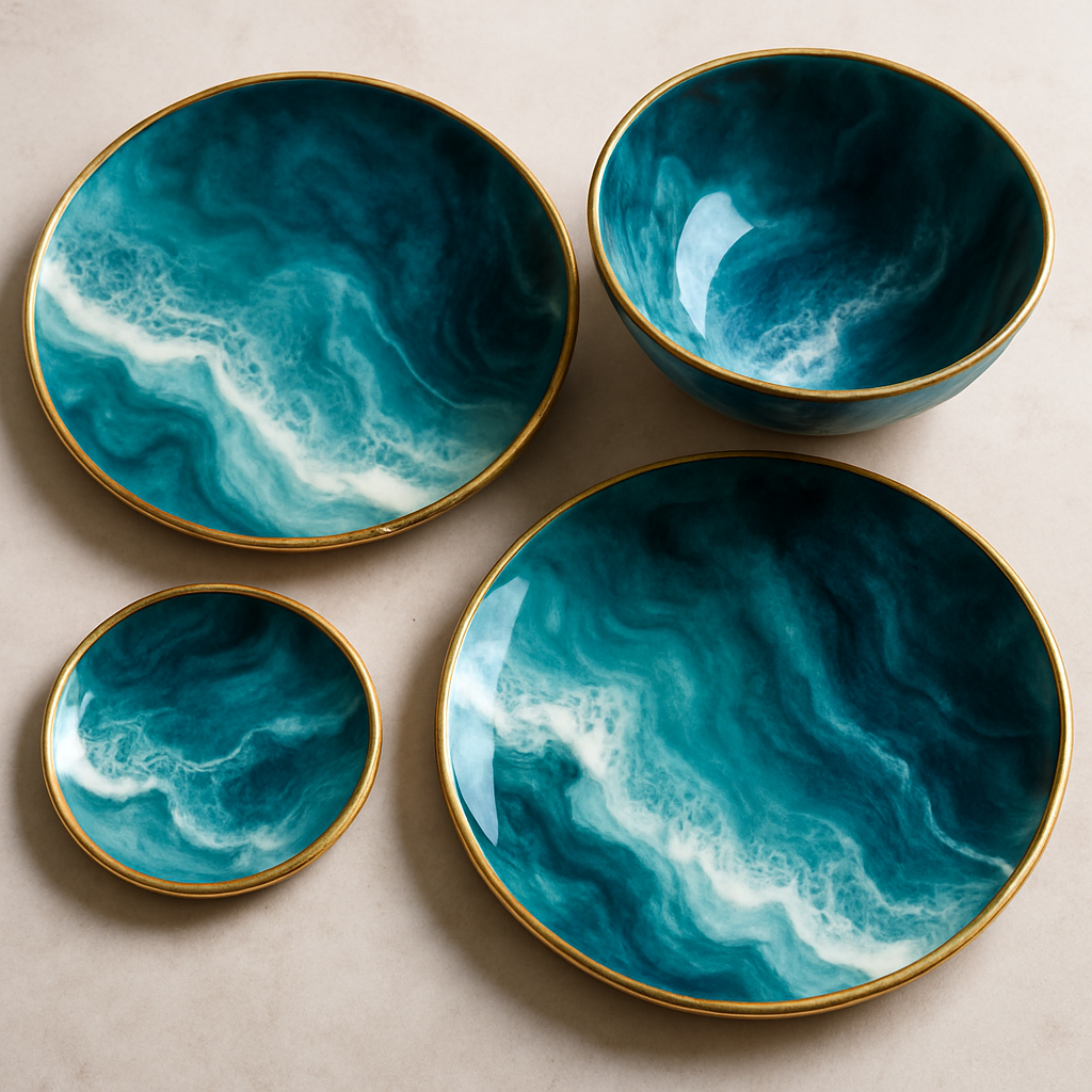 آموزش ساخت هفت سین رزینی در هنرکده نیوشا