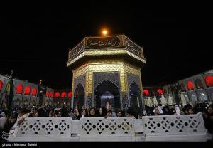 شام غریبان شهادت امام رضا(ع) در حرم رضوی +عکس