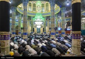 حال و هوای مسجد جمکران در شب شهادت امام حسن عسکری(ع) +عکس