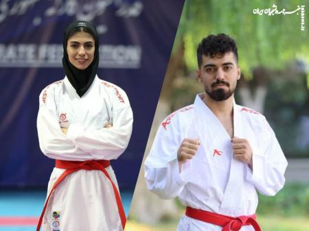 طلای یلدا و برنز ماهان در رقابت‌های قهرمانی کاراته آسیا
