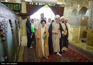آیین غبارروبی حرم مطهر حضرت شاهچراغ (ع) +عکس
