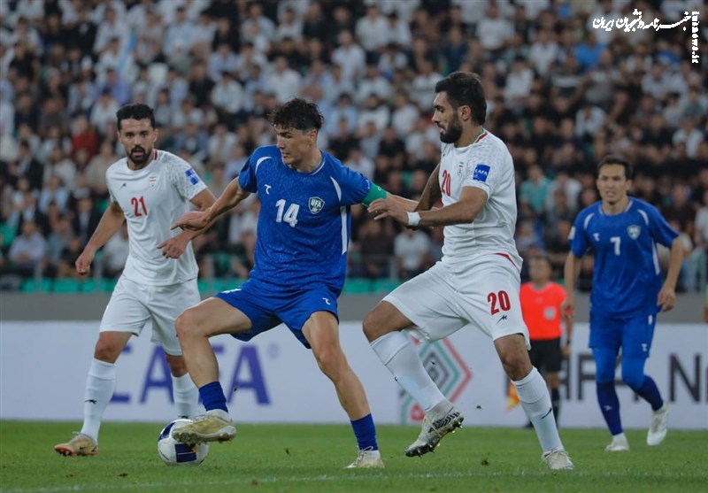 دیدار ازبکستان و ایران در ۹۰ دقیقه برنده نداشت