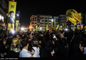 مراسم شب شهادت سید حسن نصرالله لبنان +عکس