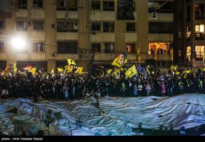 مراسم شب شهادت سید حسن نصرالله لبنان +عکس