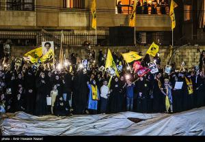 مراسم شب شهادت سید حسن نصرالله لبنان +عکس