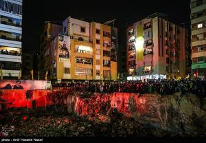 مراسم شب شهادت سید حسن نصرالله لبنان +عکس