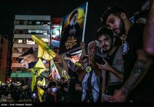 مراسم شب شهادت سید حسن نصرالله لبنان +عکس