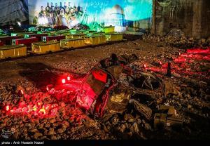 مراسم شب شهادت سید حسن نصرالله لبنان +عکس