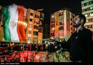 مراسم شب شهادت سید حسن نصرالله لبنان +عکس