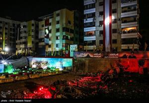 مراسم شب شهادت سید حسن نصرالله لبنان +عکس