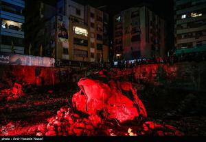 مراسم شب شهادت سید حسن نصرالله لبنان +عکس