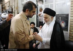 مراسم ترحیم و بزرگداشت همسر آیت‌الله سیستانی در قم +عکس