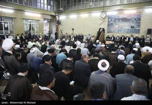 مراسم ترحیم و بزرگداشت همسر آیت‌الله سیستانی در قم +عکس