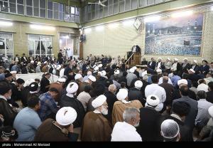 مراسم ترحیم و بزرگداشت همسر آیت‌الله سیستانی در قم +عکس