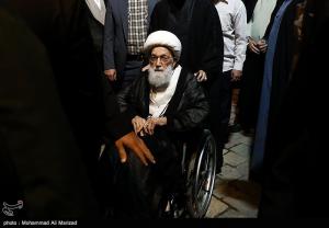 مراسم ترحیم و بزرگداشت همسر آیت‌الله سیستانی در قم +عکس