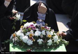 بازگشت پیکر ۴۴ شهید از مرز شلمچه به کشور +عکس