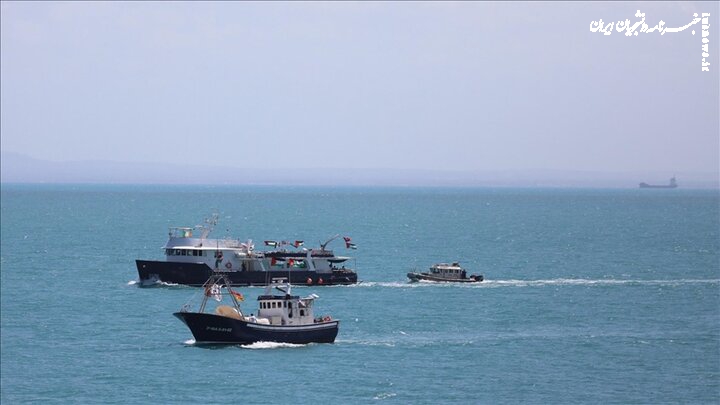 موج جدید کشتی‌ها به نوار غزه نزدیک می‌شوند