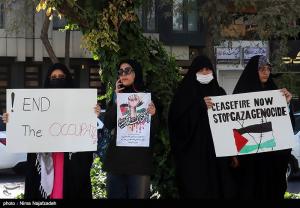 اجتماع دانشجویان مشهد در سالروز عملیات طوفان‌الاقصی +عکس