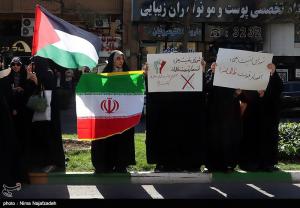 اجتماع دانشجویان مشهد در سالروز عملیات طوفان‌الاقصی +عکس