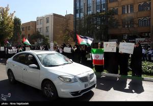 اجتماع دانشجویان مشهد در سالروز عملیات طوفان‌الاقصی +عکس