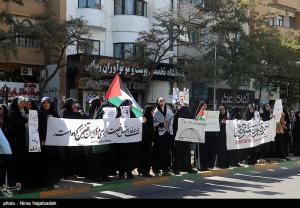 اجتماع دانشجویان مشهد در سالروز عملیات طوفان‌الاقصی +عکس