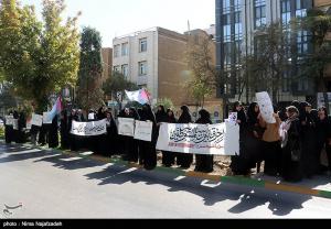 اجتماع دانشجویان مشهد در سالروز عملیات طوفان‌الاقصی +عکس