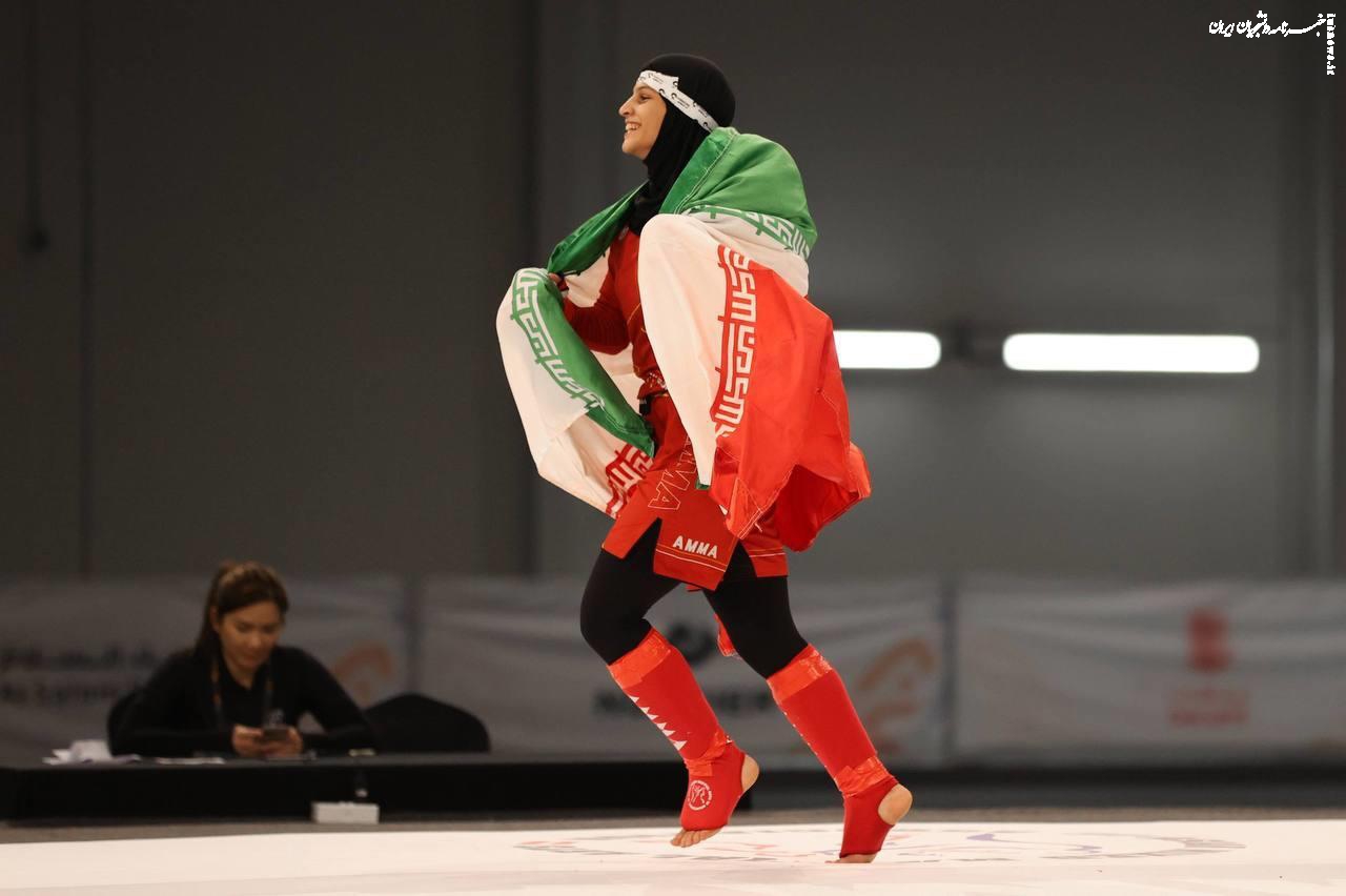 وانیا فتحعلی طلا گرفت؛ قدرت نمایی دختر دهه هشتادی در MMA