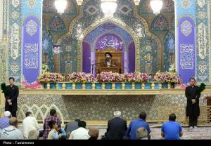 حرم بانوی کرامت در شام میلاد حضرت زینب(س) +عکس