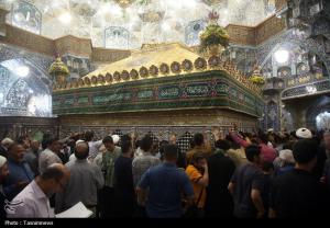 حرم بانوی کرامت در شام میلاد حضرت زینب(س) +عکس