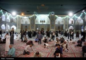 حرم بانوی کرامت در شام میلاد حضرت زینب(س) +عکس