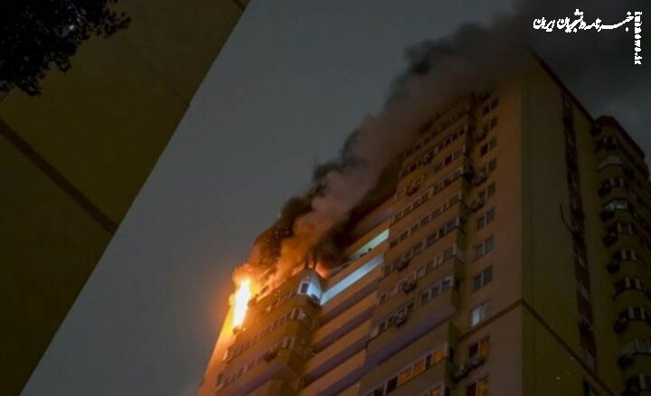 حمله پهپادی اوکراین به بندری در جنوب روسیه؛ آتش‌سوزی در یک نفتکش