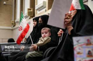 دیدار دانش‌آموزان و دانشجویان با رهبر معظم انقلاب اسلامی