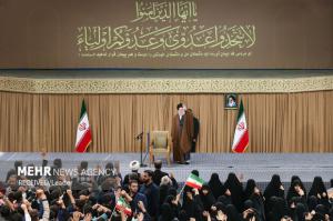 دیدار دانش‌آموزان و دانشجویان با رهبر معظم انقلاب اسلامی