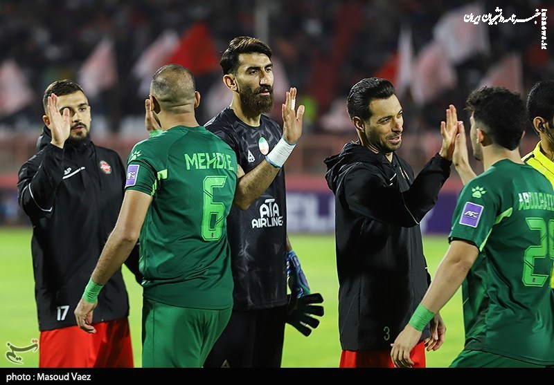 بیرانوند بهترین بازیکن دیدار تراکتور الشرطه شد