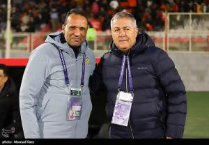 دیدار تیم‌های فوتبال تراکتور و الشرطه عراق +عکس