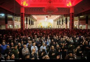 مراسم عزاداری شب شهادت حضرت فاطمه زهرا(س) در حرم حضرت معصومه +عکس