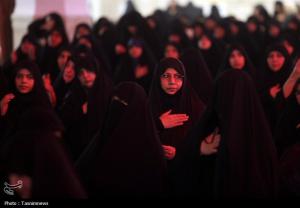 مراسم عزاداری شب شهادت حضرت فاطمه زهرا(س) در حرم حضرت معصومه +عکس