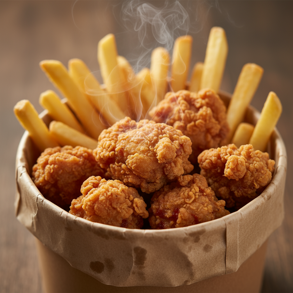 مقایسه بسته‌بندی‌های کاغذی و پلاستیکی برای سرو غذاهای سرخ‌شد