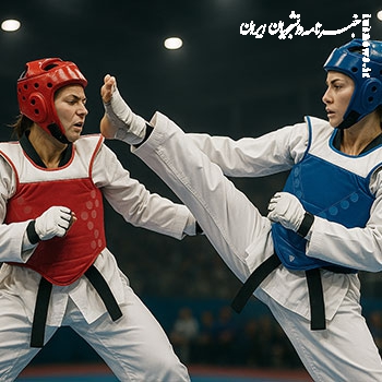 هستی محمدی در رقابت های تکواندو به برتری رسید