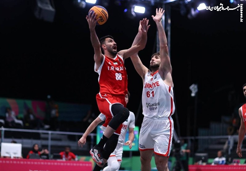 بسکتبال سه نفره مردان با شکست ترکیه استارت زد