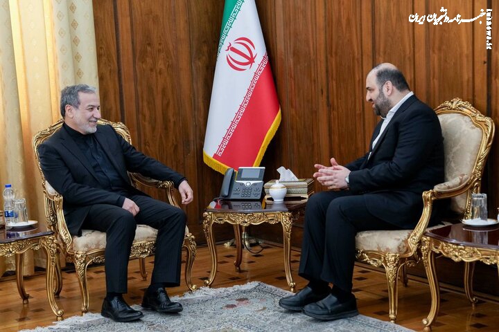 دیدار عراقچی با نائب‌رئیس جریان حکمت ملی عراق