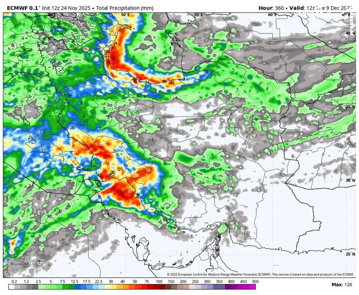 فعالیت سامانه بارشی جدید در ۴ استان از روز چهارشنبه؛ هشدار آلودگی هوا