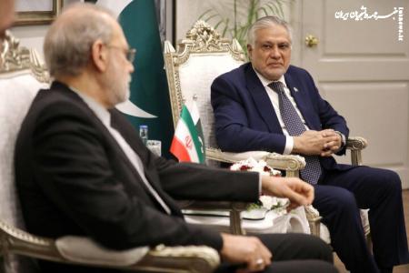 لاریجانی: مسیر تجارت ایران و پاکستان باید به هدف ۱۰ میلیارد دلار برسد