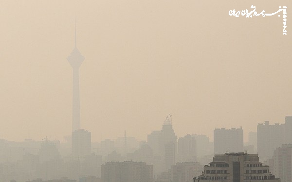 هوای تهران برای هشتمین روز متوالی در شرایط آلوده و قرمز است