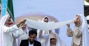 مراسم ازدواج دانشجویی ۲۵۰ زوج در دانشگاه تهران