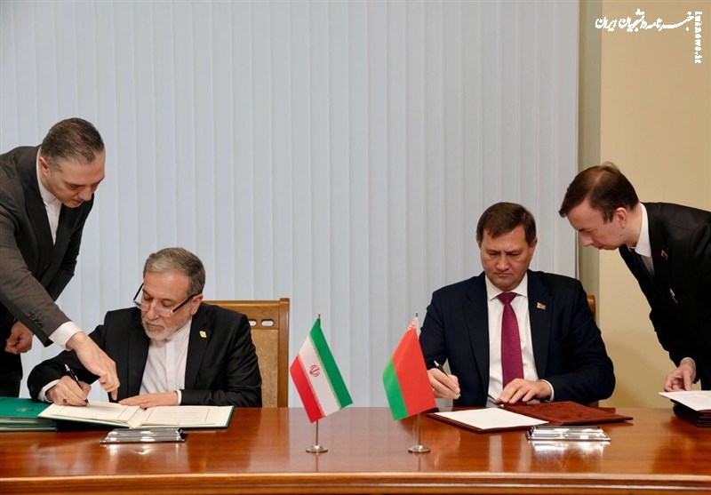 امضای ۳ سند همکاری بین ایران و بلاروس